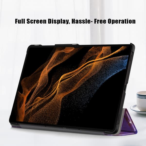 Samsung Galaxy Tab S9 Ultra Fodral Tri-fold Stjärnhimmel