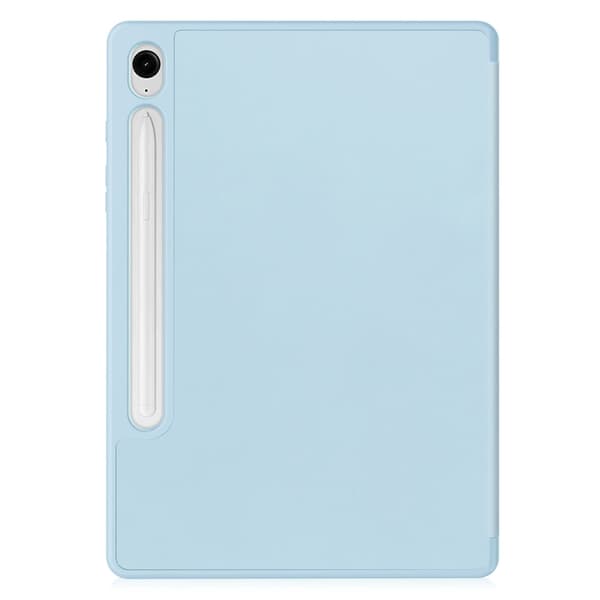 Samsung Galaxy Tab S9 FE Etui Tri-Fold Med Pen-holder Blå