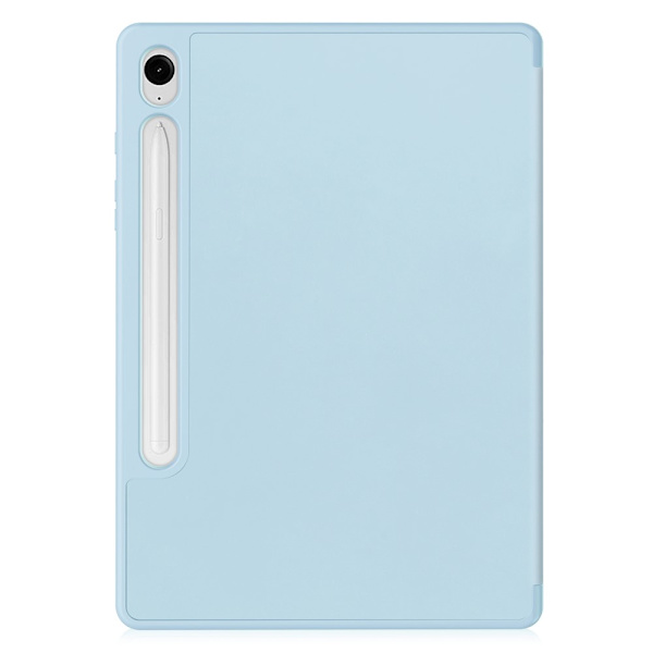Samsung Galaxy Tab S9 FE -kotelo Tri-Fold kynätelineellä, sininen