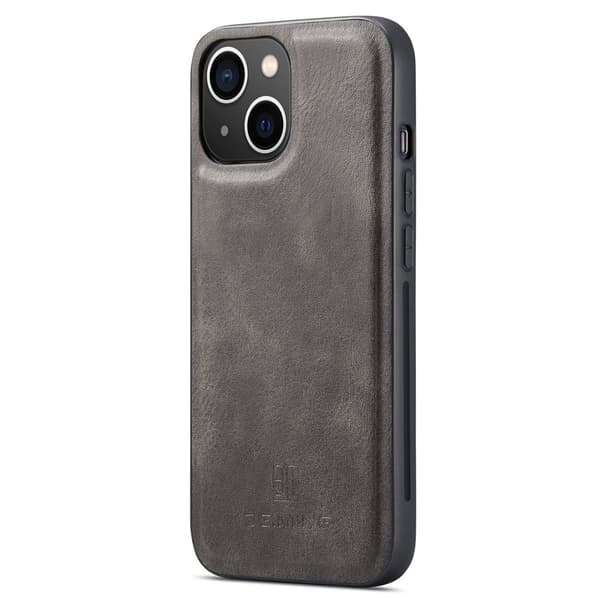 DG.MING 2-i-1 Magnetiskt Plånboksfodral iPhone 15 Brun