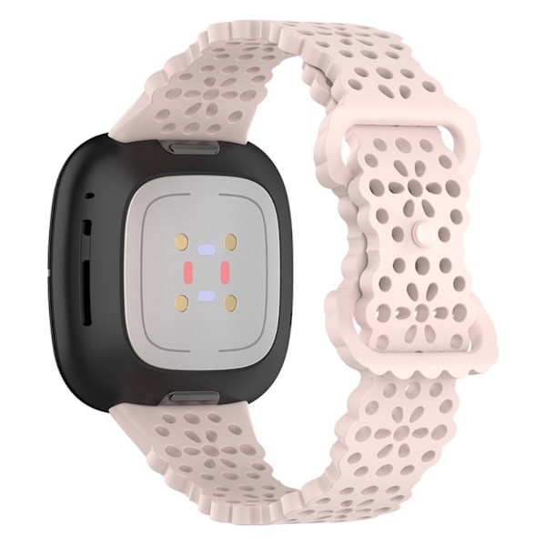 Flower Silikonarmband Fitbit Versa 3/Sense Rosa
