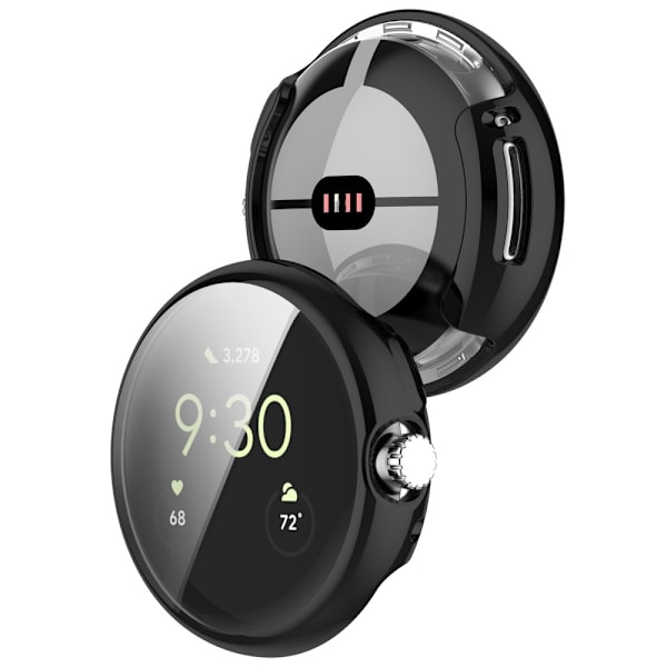 Heltækkende TPU Skal Google Pixel Watch 2 Sort
