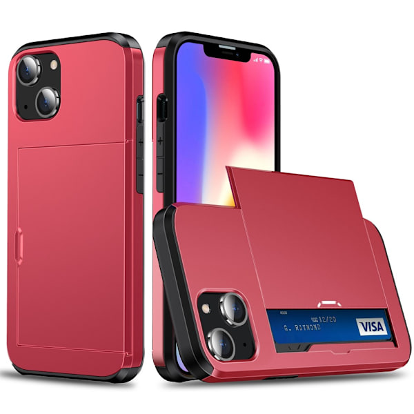 Skal Kortfack iPhone 15 Punainen