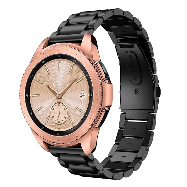 Samsung Galaxy Watch 42mm musta metalliranneke