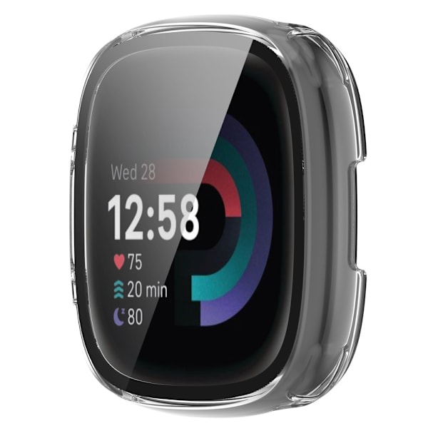 Hårdskal Fitbit Versa 4/Sense 2 Transparent