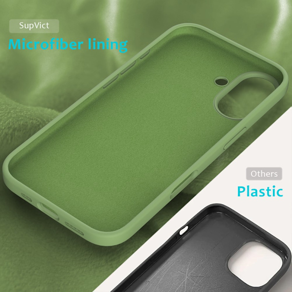 Silikonskal iPhone 16 Grön