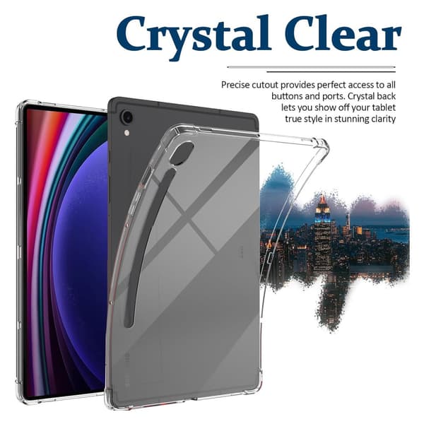 Samsung Galaxy Tab S9 FE TPU läpinäkyvä kuori