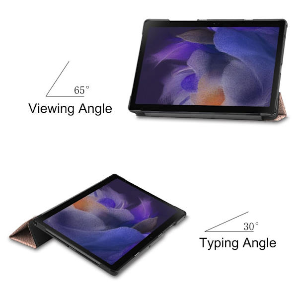Samsung Galaxy Tab A8 10.5 Fodral Tri-fold Roséguld
