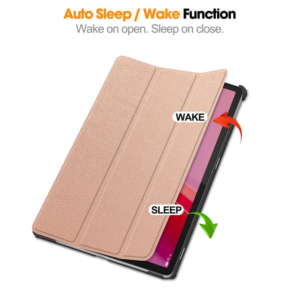 Lenovo Tab M11 Etui Tri-fold Roséguld