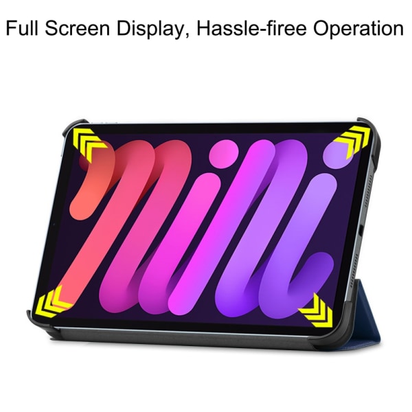 iPad Mini 6th Gen (2021) Fodral Tri-fold Blå
