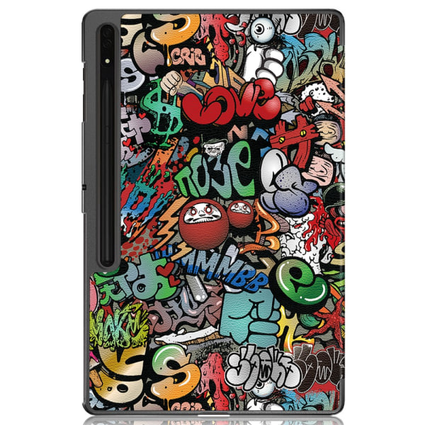 Samsung Galaxy Tab S9 Ultra -kotelo Tri-fold Graffiti