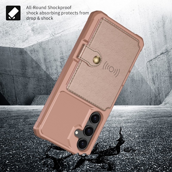Multi-Slot Case Samsung Galaxy S25 Rosa