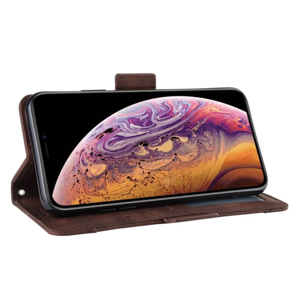 Multi Slot Pungetui iPhone XS Max Brun