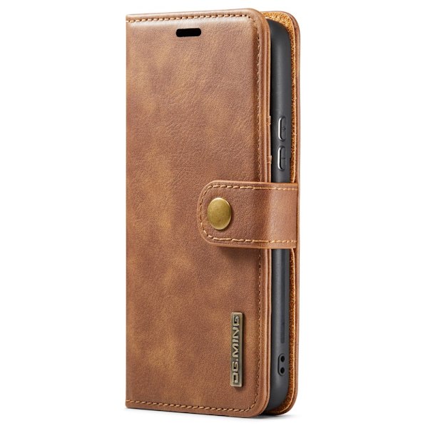 DG.MING 2-i-1 Magnet Pung Samsung Galaxy S24 Plus Cognac