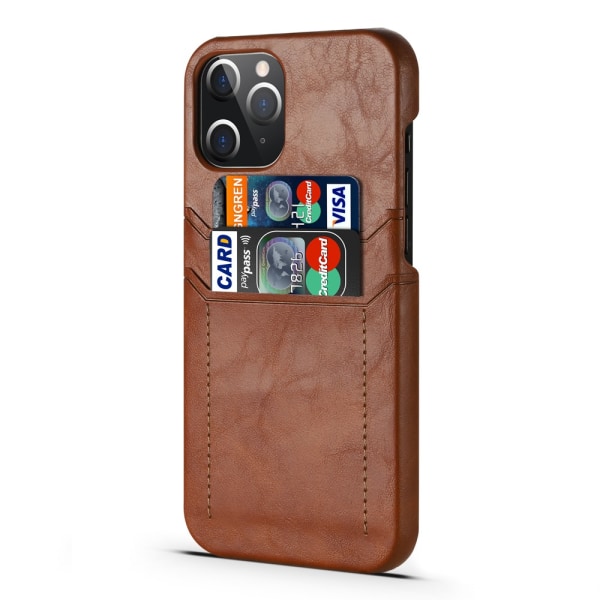 Card Slot Case iPhone 12 Pro Max Brown