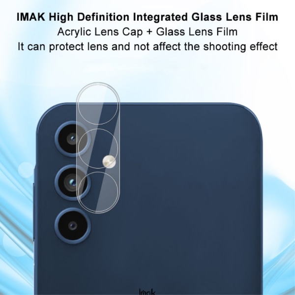 Imak karkaistu lasilinssi suoja Samsung Galaxy A15 läpinäkyvä