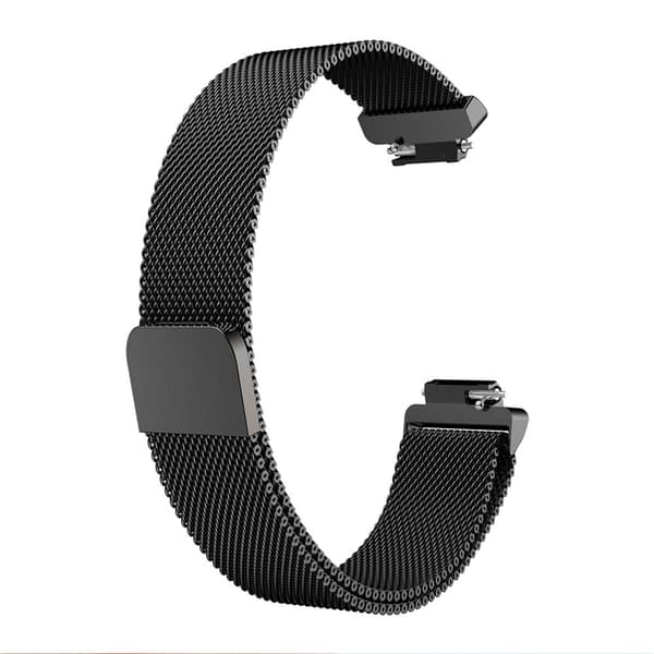 Milanese Loop Armbånd Fitbit Inspire/Inspire HR/Inspire 2 Sort