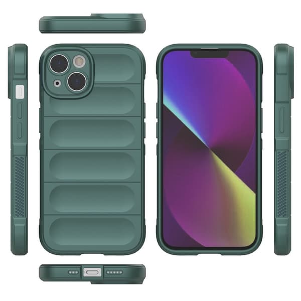 Drop-Proof Skal iPhone 14 Plus Grön