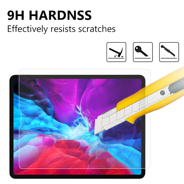 iPad Pro 12.9 4. sukupolvi (2020) näytönsuoja karkaistu lasi 0,3 mm