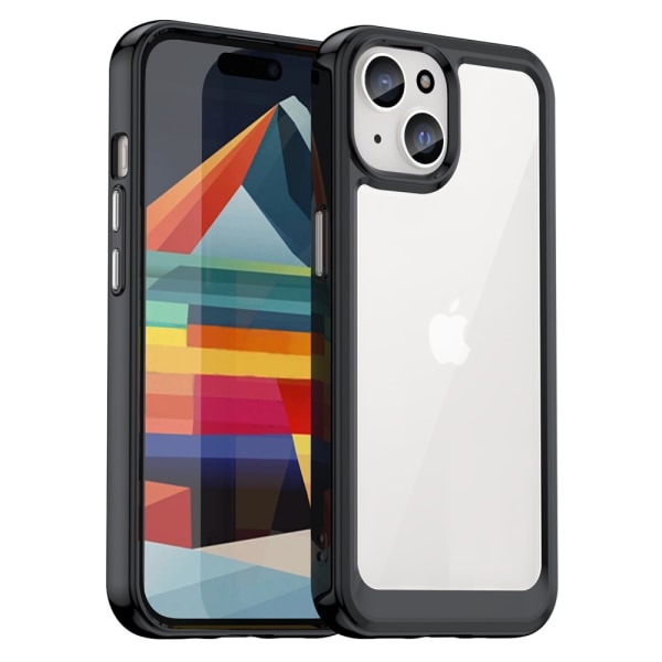 Hybrid Edge Case iPhone 15 Plus Svart