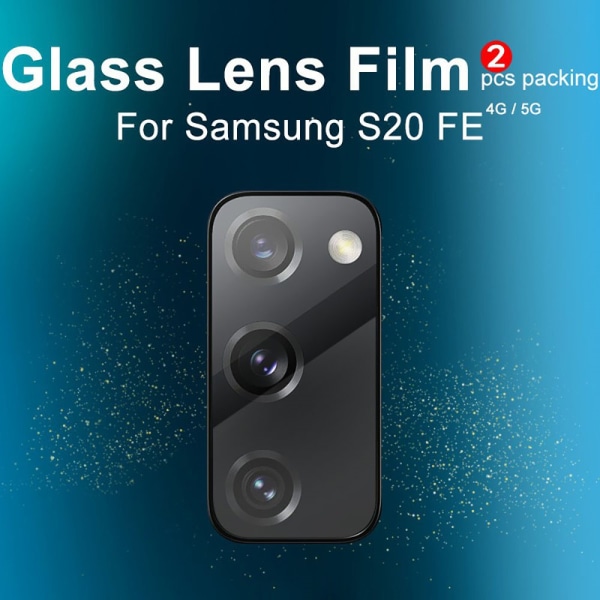 IMAK 2-pakke hærdet glas linsebeskytter Galaxy S20 FE
