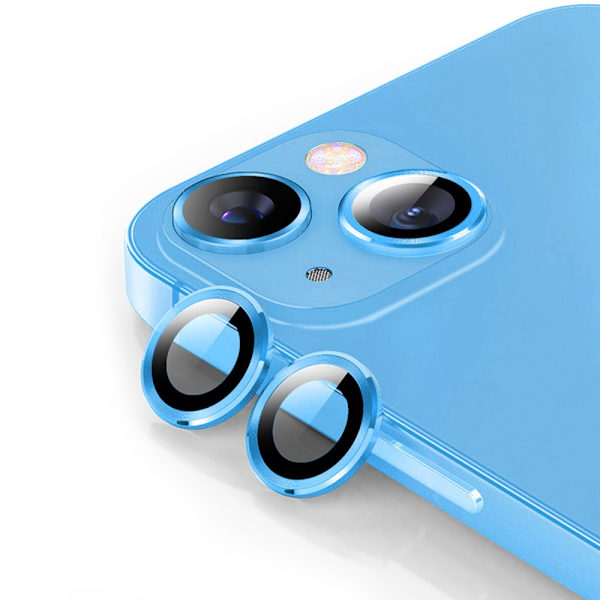 Hat Prince Linsebeskyttelse iPhone 14/14 Plus Hærdet Glas Blå