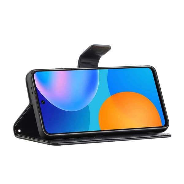 Læderetui Sommerfugle Samsung Galaxy S21 Plus Sort