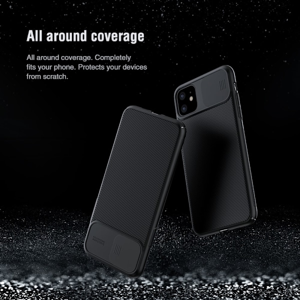 Nillkin CamShield -kuori iPhone 11 - Musta