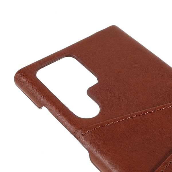 Kortholder Etui Samsung Galaxy S22 Ultra Brun