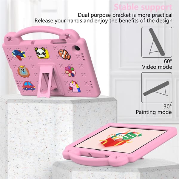 Stöttåligt EVA Skal Samsung Galaxy Tab A11 Plus Kickstand Rosa