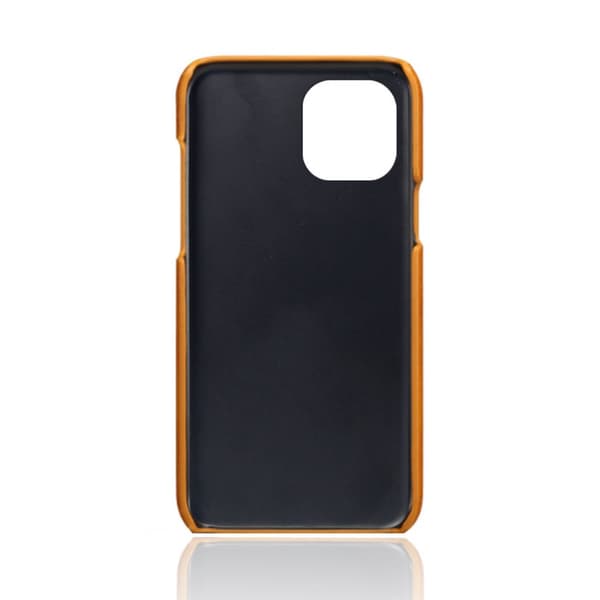 Nahkakuori korttipaikoilla iPhone 13 Pro Max Cognac