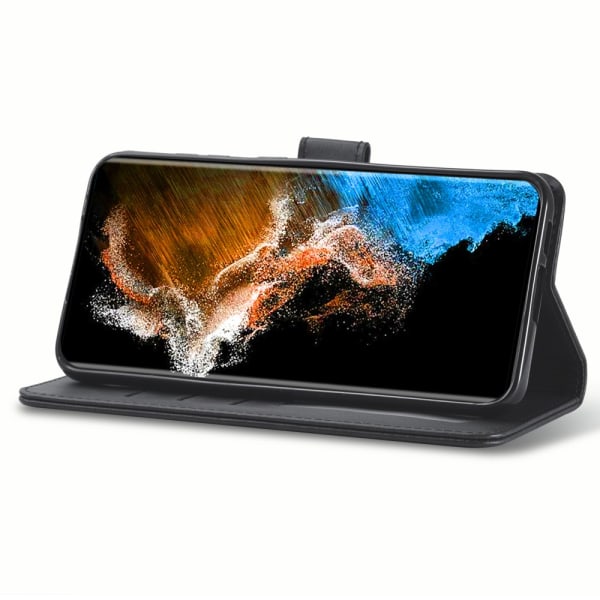 LC.IMEEKE Plånboksfodral Samsung Galaxy S24 Plus Grå