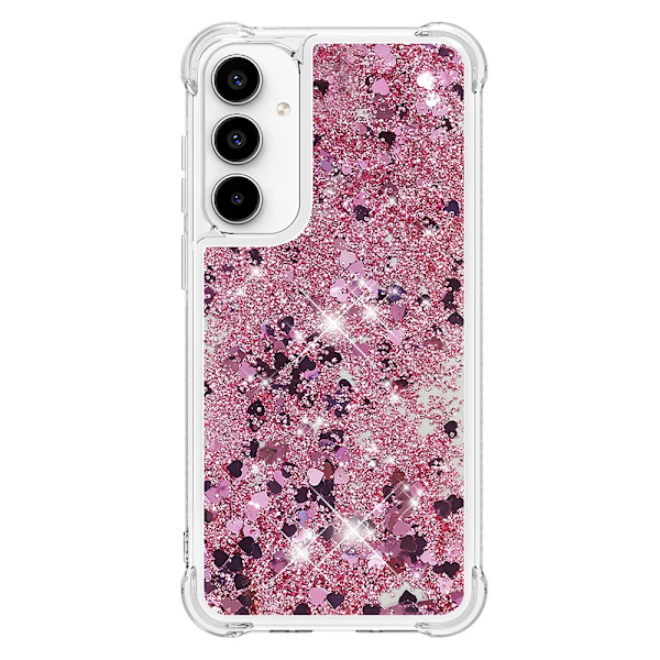 Glitter Bling TPU Case Samsung Galaxy A35 Roséguld