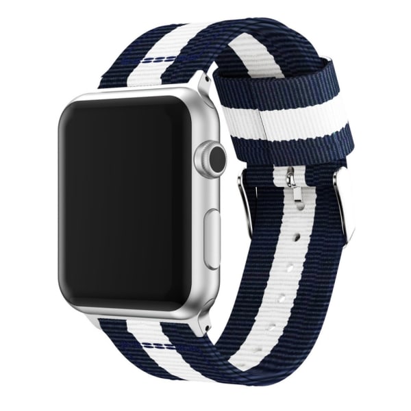 Nylonarmband Apple Watch Ultra 2 49mm Blå/Vit