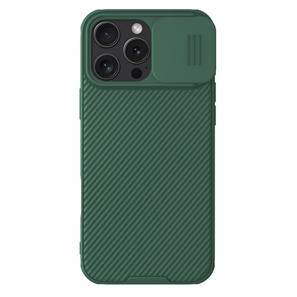 Nillkin CamShield -kuori iPhone 16 Pro Max - Vihreä