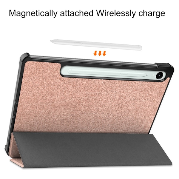 Samsung Galaxy Tab S10 FE Fodral Tri-fold Rosa