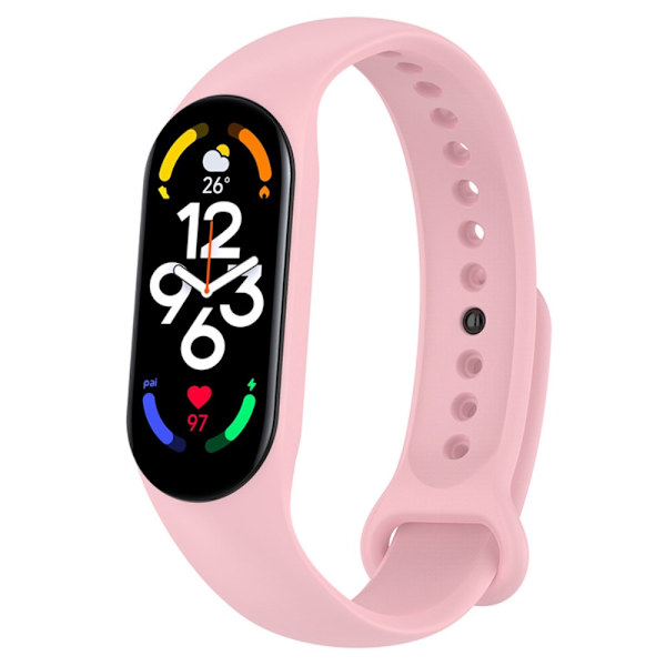 Silikonarmbånd Xiaomi Mi Band 7 Rosa