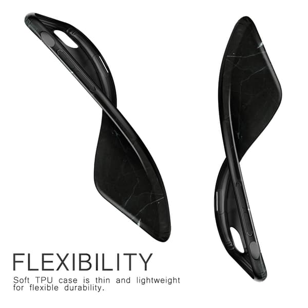 ESR Slim Soft Skal iPhone XS Max Marmor Sort
