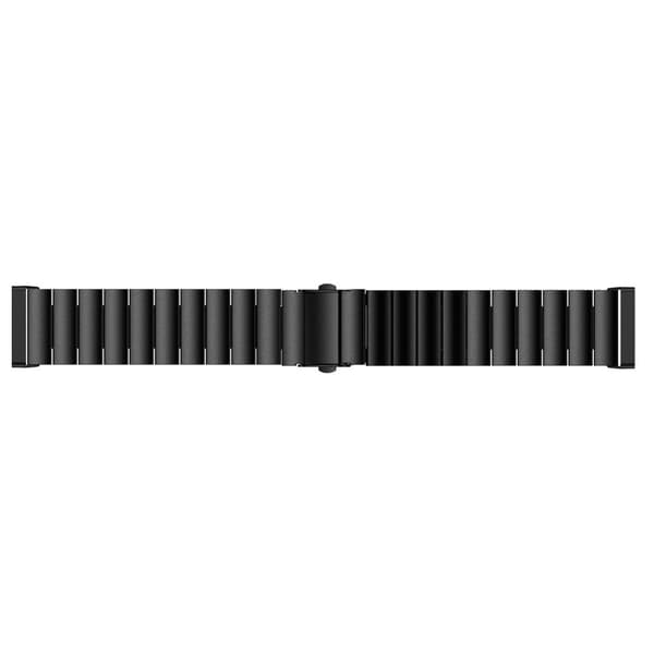 Fitbit Versa 3/Sense musta teräsranneke