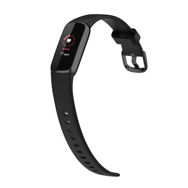 Silikonarmband Fitbit Luxe Svart (L)