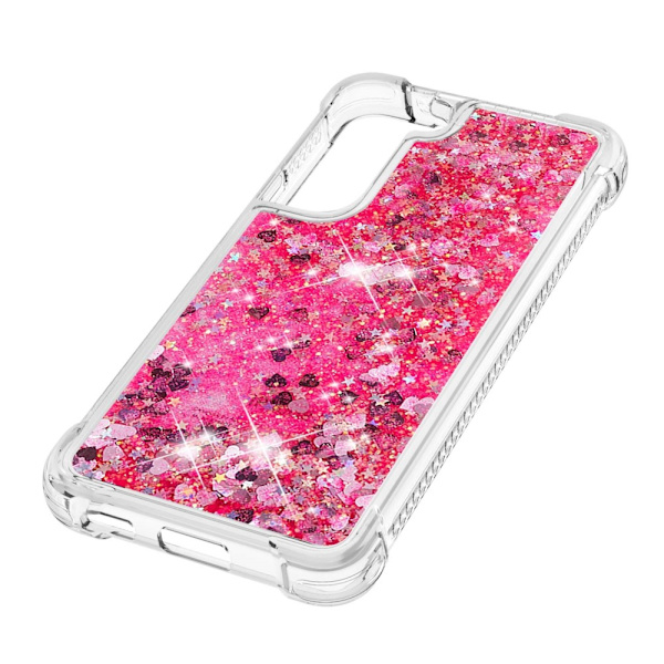 Glitter Bling TPU Case Samsung Galaxy S22 Plus Rosa