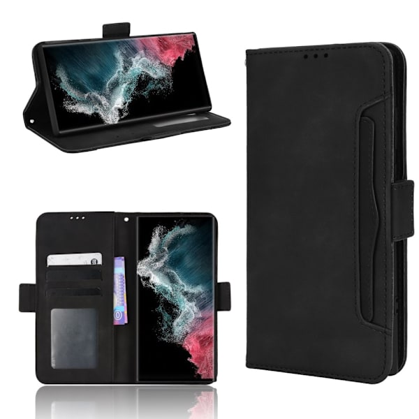 Multi Slot Pungetui Samsung Galaxy S22 Ultra Sort