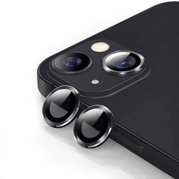 Hat Prince Linsebeskyttelse iPhone 14/14 Plus Hærdet Glas Sort