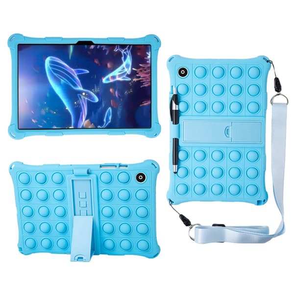 Samsung Galaxy Tab A8 10.5 -kuori Pop It Fidget -sininen