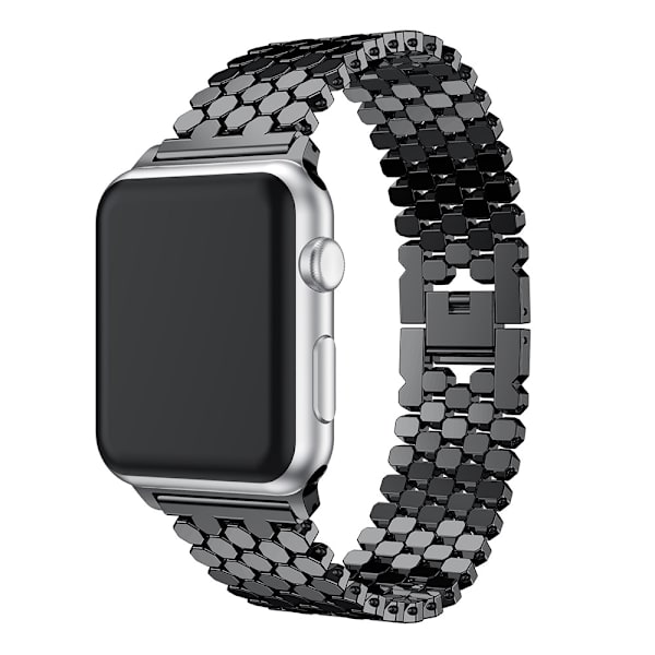 Polygon Metal Rem Apple Watch 42mm Sort