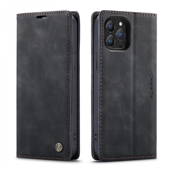 CaseMe Slim Wallet Case iPhone 13 Pro Sort