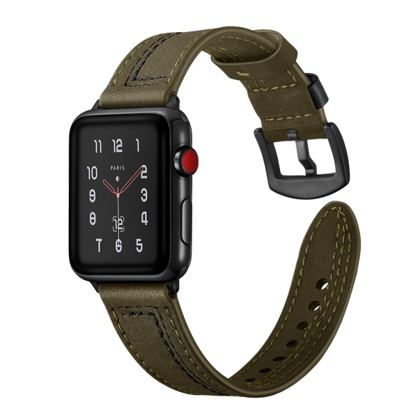 Læderarmbånd Apple Watch Ultra 2 49mm Grøn