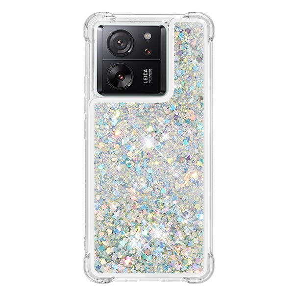 Glitter Bling TPU Cover Xiaomi 13T Sølv
