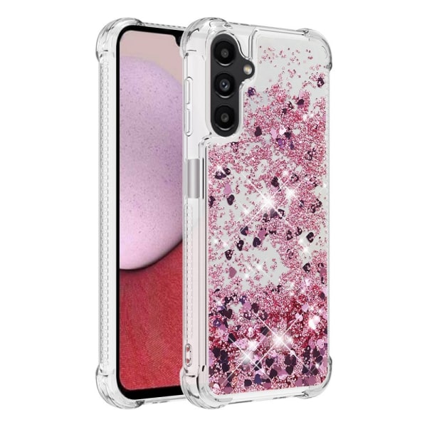 Glitter Bling TPU Case Samsung Galaxy A14 Roséguld