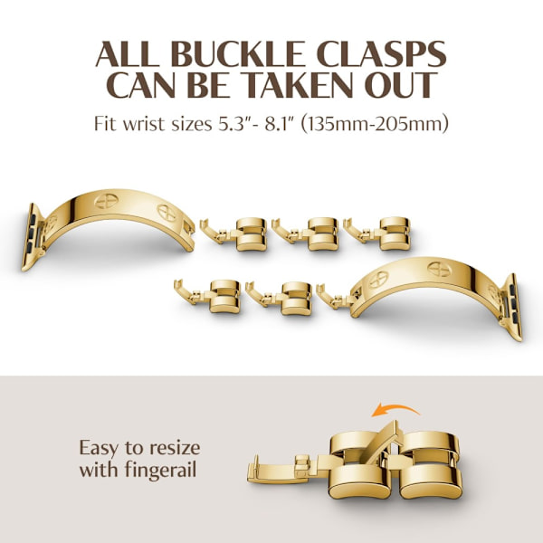 Bangle Bracelet Apple Watch 38/40/41 mm Cross Guld